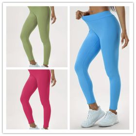 Women's Yoga Pants High Waist Lift High Elastic Tight Fitness Trousers (Option: Set3-L)