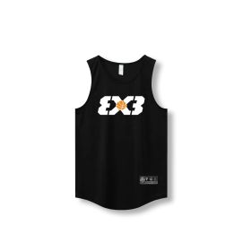 Loose Men Running Vest 2022 Outdoor street basketball Gym Sleeveless Letter Print Shirt Quick Dry Fitness Bodybuilding Tank Tops (Color: 870 vest13, size: S)