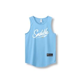 Loose Men Running Vest 2022 Outdoor street basketball Gym Sleeveless Letter Print Shirt Quick Dry Fitness Bodybuilding Tank Tops (Color: 870 vest17, size: L)