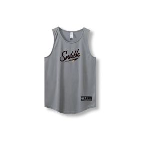 Loose Men Running Vest 2022 Outdoor street basketball Gym Sleeveless Letter Print Shirt Quick Dry Fitness Bodybuilding Tank Tops (Color: 870 vest10, size: XL)