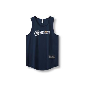 Loose Men Running Vest 2022 Outdoor street basketball Gym Sleeveless Letter Print Shirt Quick Dry Fitness Bodybuilding Tank Tops (Color: 870 vest14, size: XL)