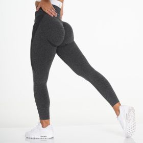 MOCHA Contour Seamless Leggings Fitness Women Workout Pants High Waisted Curves Joga Outfits Gym Tights Wear Candy Mujer Leggins (Color: True Black, size: L-Waist 62CM)