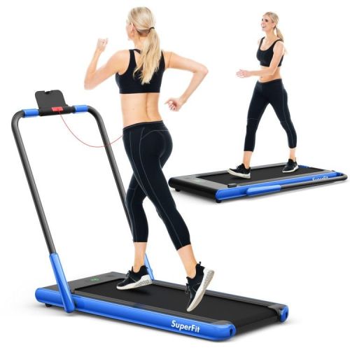 2.25 HP 2-in-1 Folding Walking Pad Treadmill with Remote Control and LED Display 2.25 HP 2-in-1 Folding Walking Pad Treadmill with Remote Control and LED Display